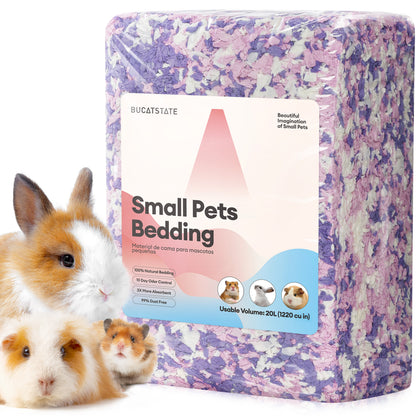 BUCATSTATE Natural Paper Small Pet Bedding (20L)