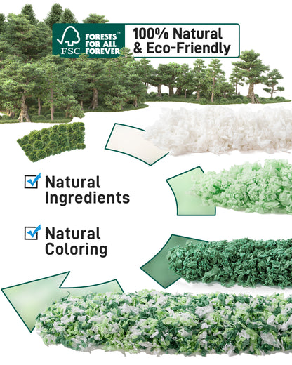 BUCATSTATE Natural Paper Small Pet Bedding with Christmas Special Edition (50L/70L)