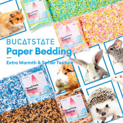 BUCATSTATE Natural Paper Small Pet Bedding (20L)