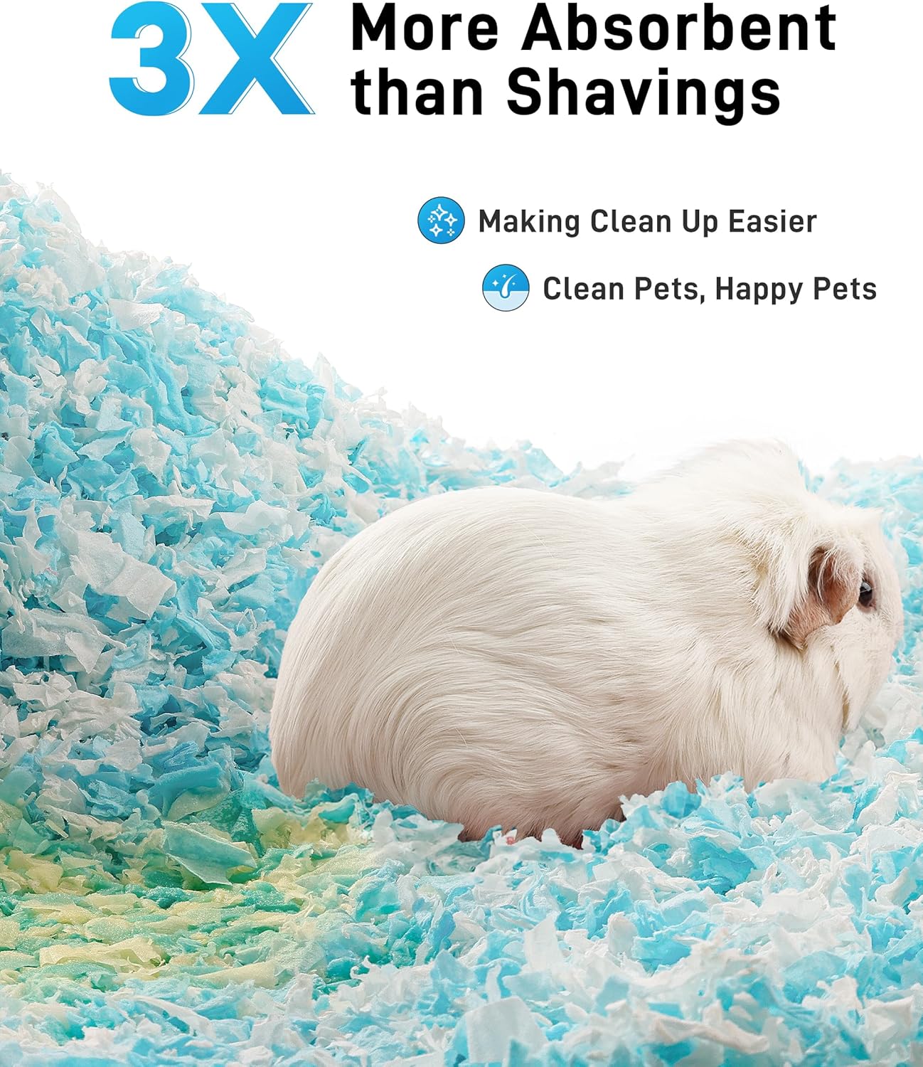 BUCATSTATE Natural Paper Small Pet Bedding with Christmas Special Edition (50L/70L)