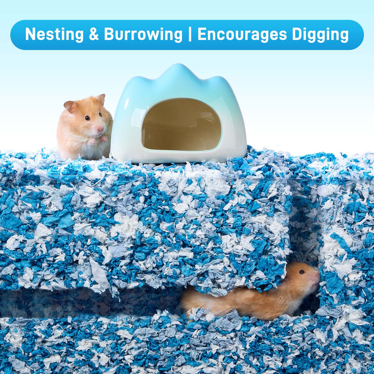 BUCATSTATE Natural Paper Small Pet Bedding (20L)