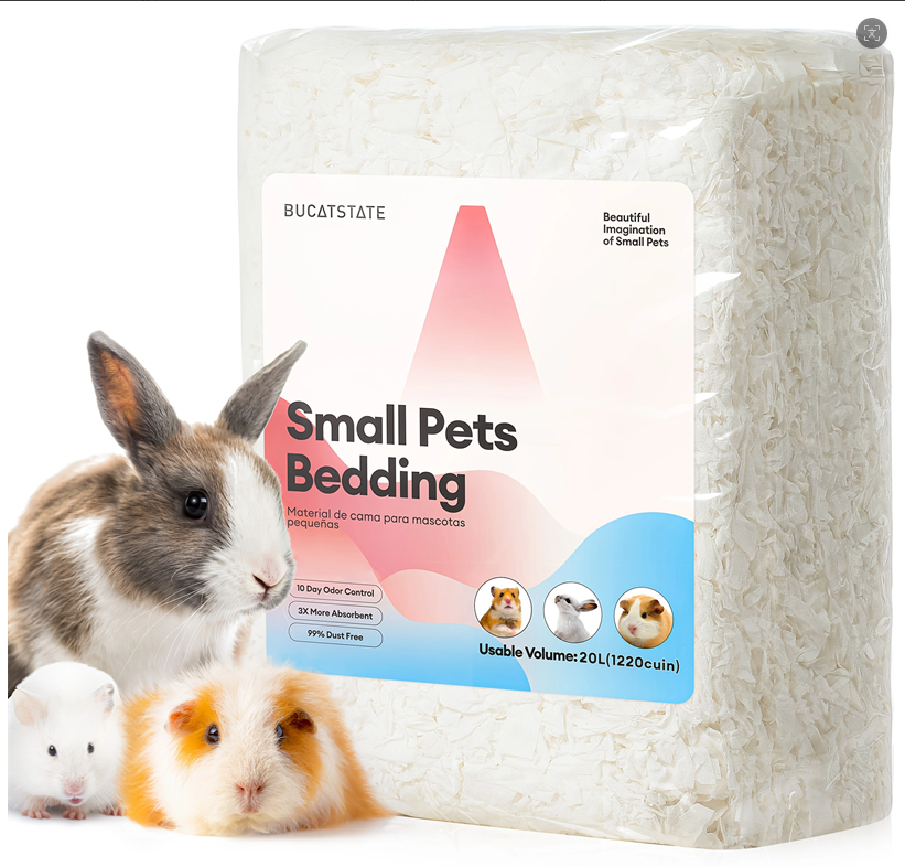 BUCATSTATE Natural Paper Small Pet Bedding (20L)