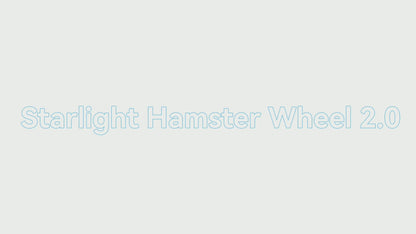 BUCATSTATE Super-Silent Hamster Wheel (Starlight-2.0)